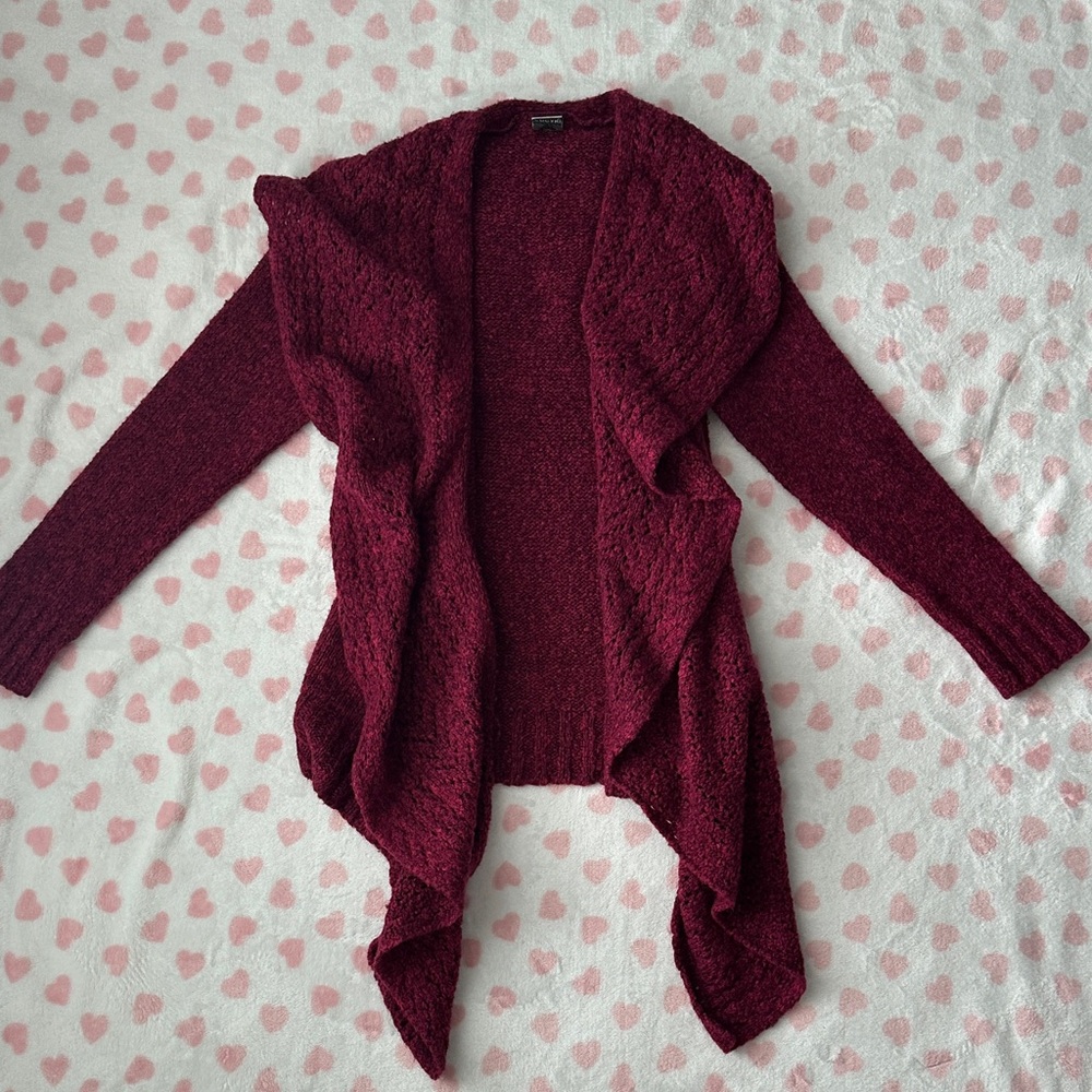 Burgundy Cogani Women's Cardigan